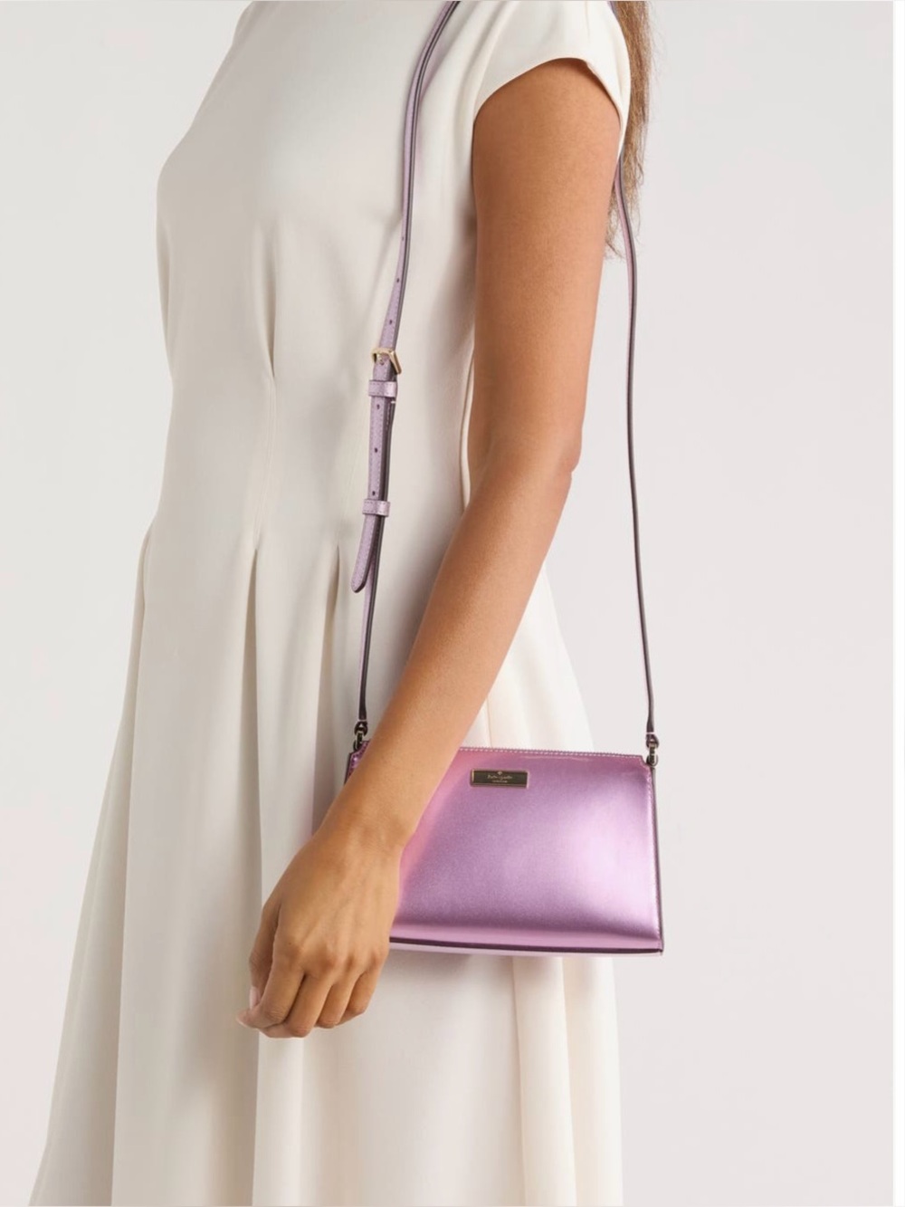 Kate Spade New York Kenzie Patent Fabric mini Cross body Bag - Picture 6 of 6